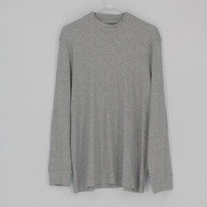 Denver Hayes Gray Long Sleeve Shirt Men Size Large